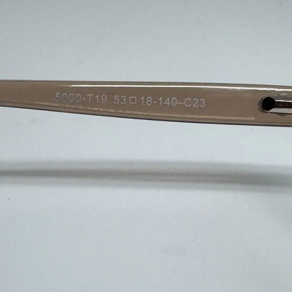 TIJN 5000-T19 Eyeglasses Frames Crystal Brown 53-18-140 H14492‎